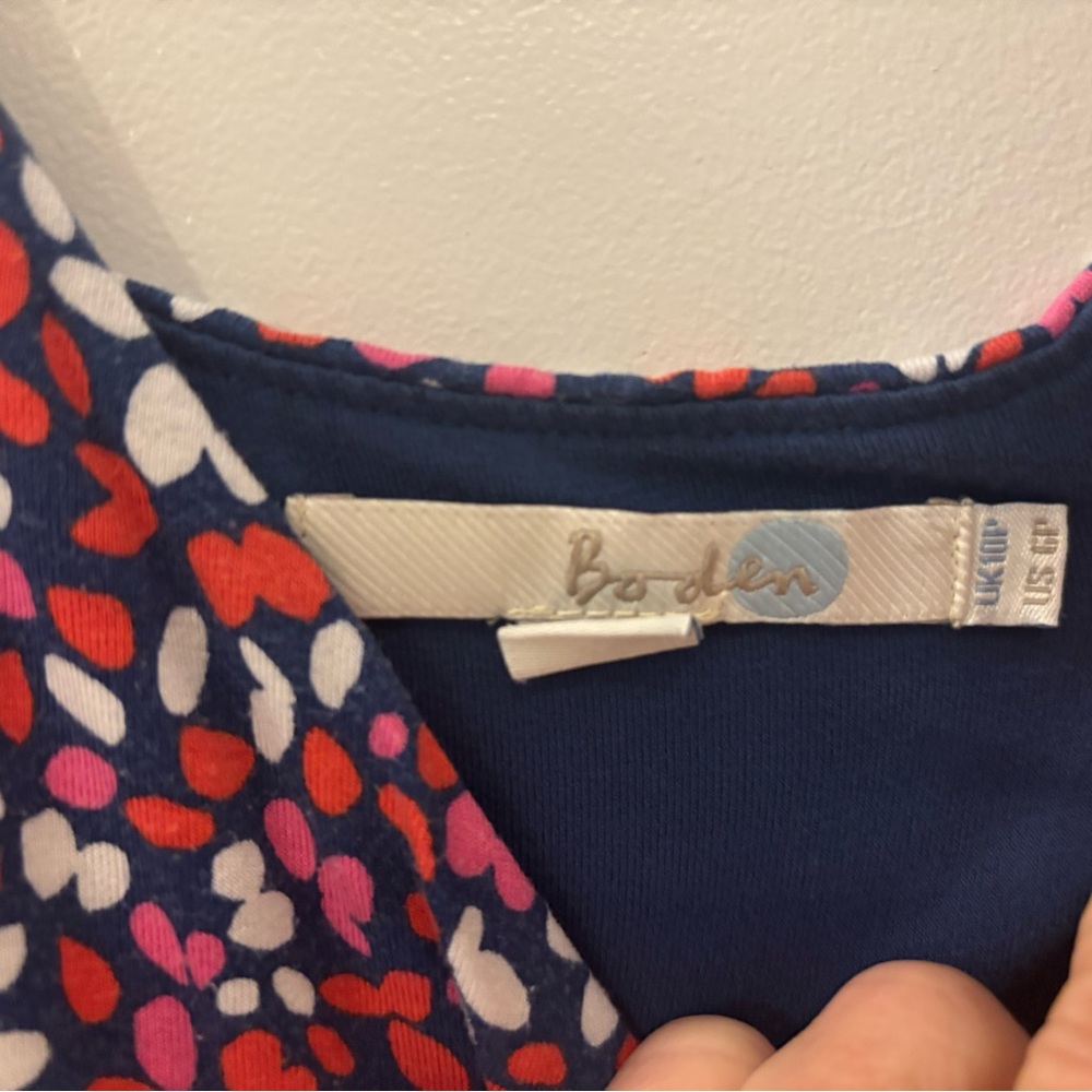 Boden Multicolor Patterned Midi Dress - Picture 3 of 4